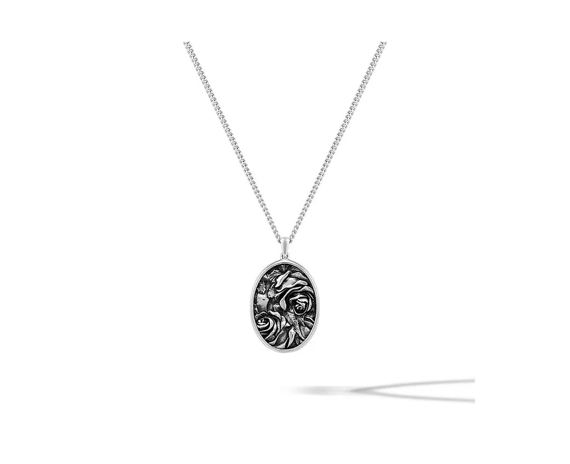 Vincero Men's Rose Amulet - Symbol of Strength and Resilience