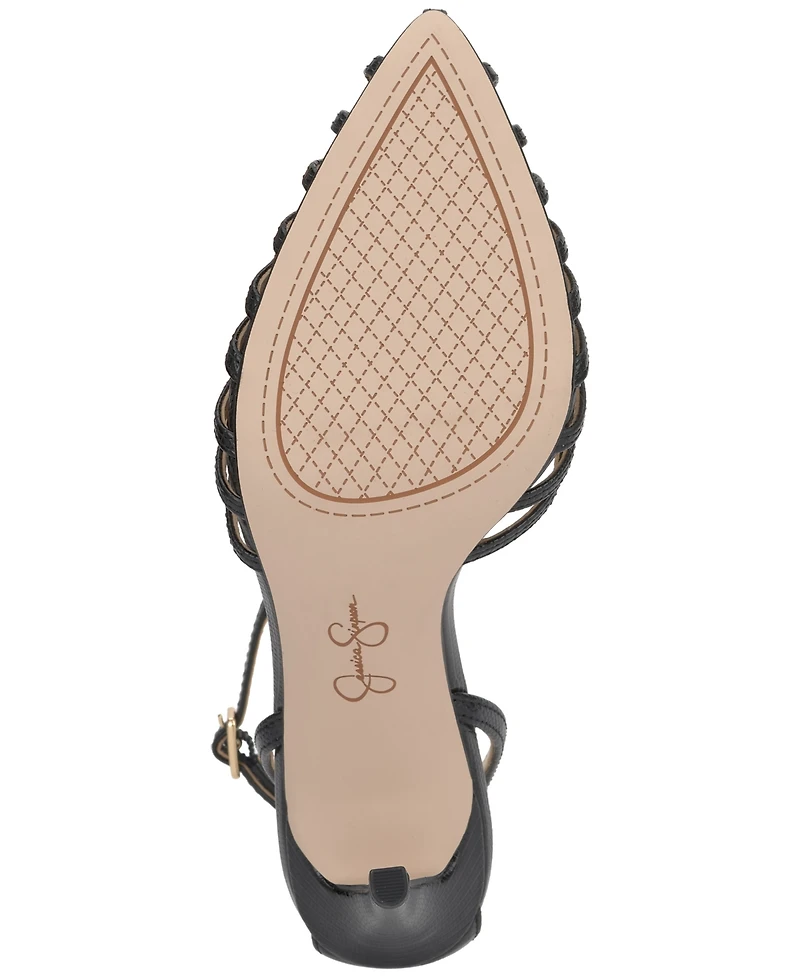 Jessica Simpson Women's Paveri Huarache Strappy Stiletto Pumps
