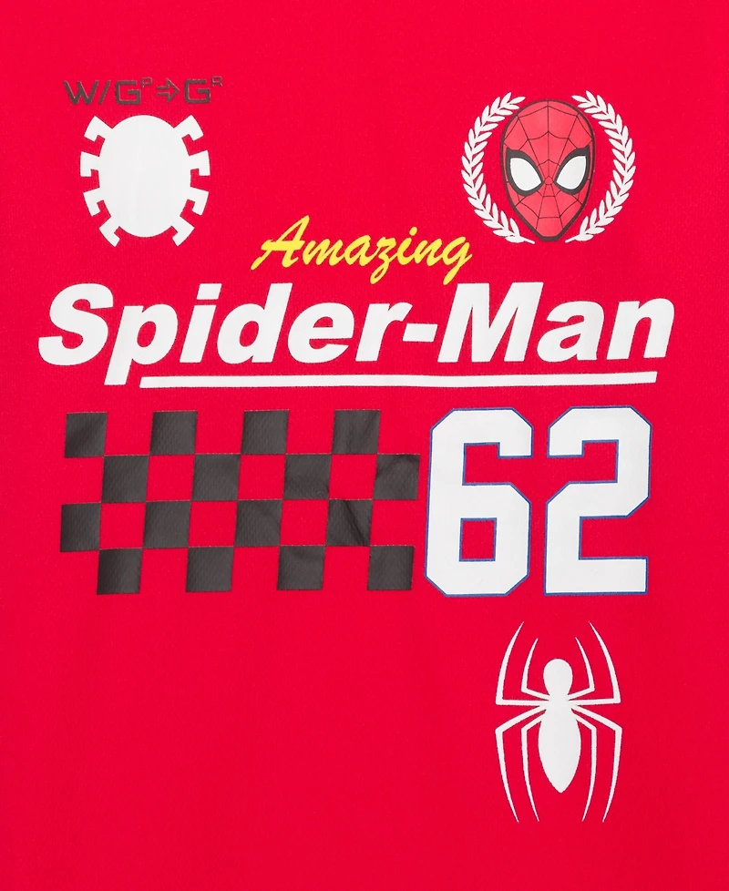 Spider-Man Little & Big Boys Short Sleeve Jersey T-Shirt