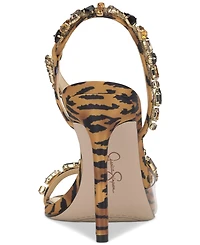 Jessica Simpson Women's Jaycin Barely-There Rhinestone Evening Sandals