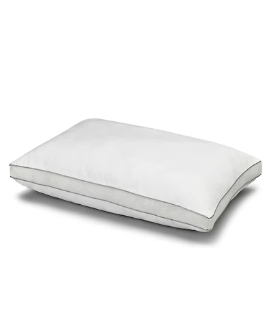 Ella Jayne Cotton Mesh Gusseted Medium Density Pillow, Standard