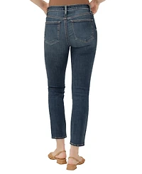 Silver Jeans Co. Women's Most Wanted Mid Rise Ankle Straight Jeans