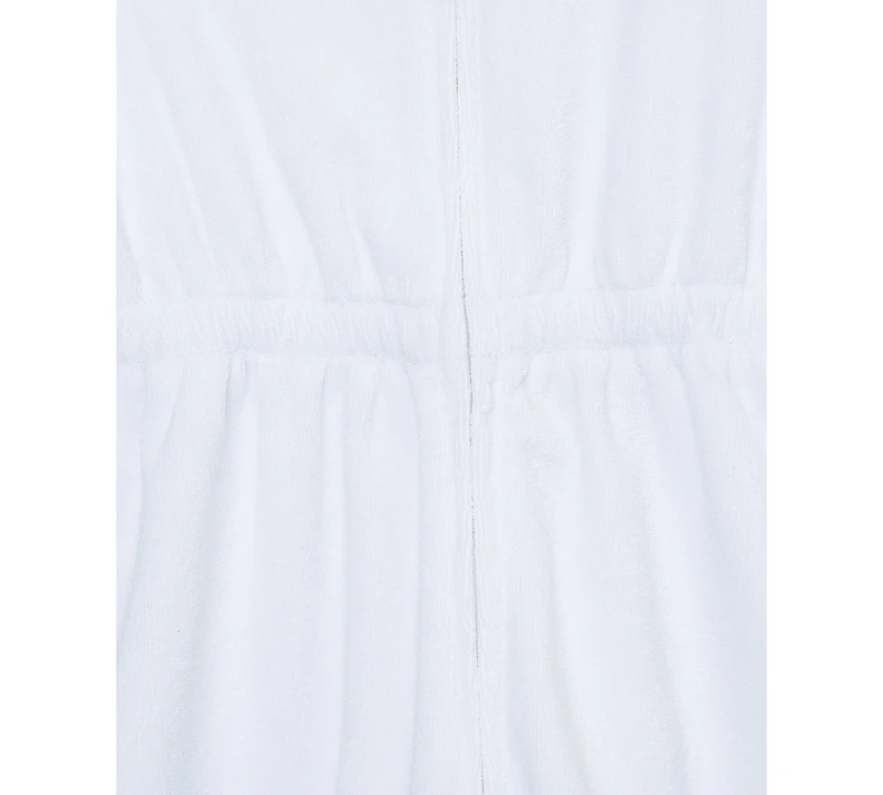 Little Me Baby Girls Pom Hooded Zip Swim Cover-Up