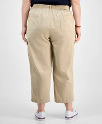 Tommy Hilfiger Plus Cropped Cargo Pants