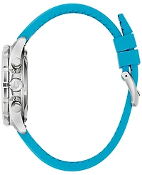 Bulova Men's Marine Star E1 Chronograph Blue Leather and Silicone Strap Watch 43mm
