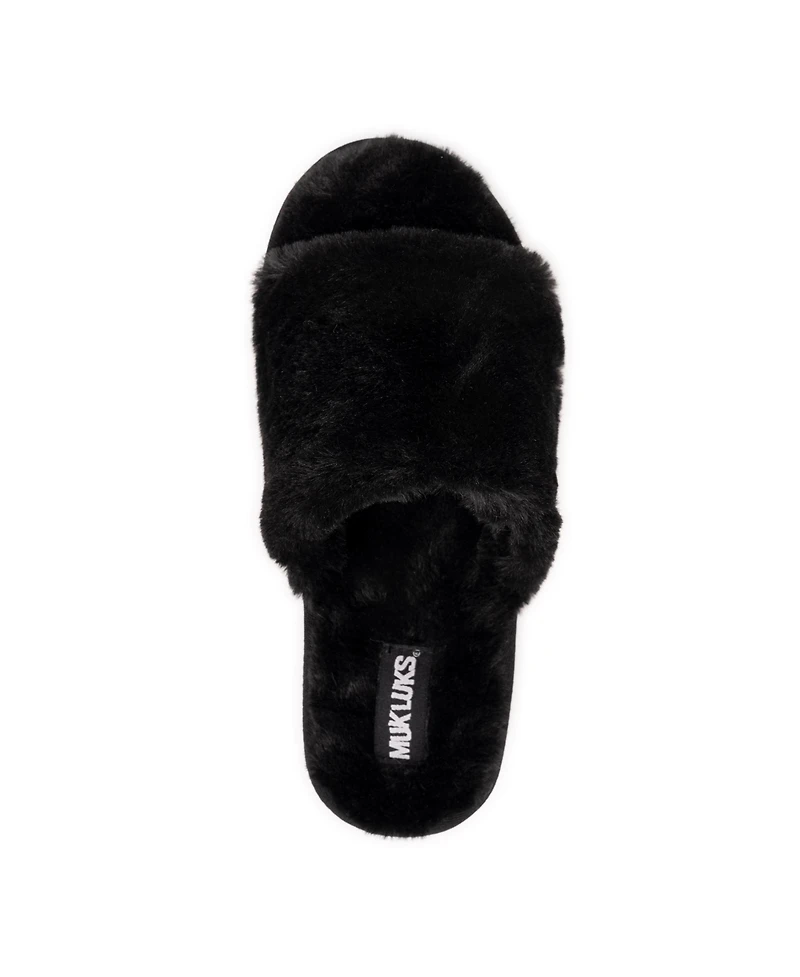 Muk Luks Women's Platform Slide Slipper