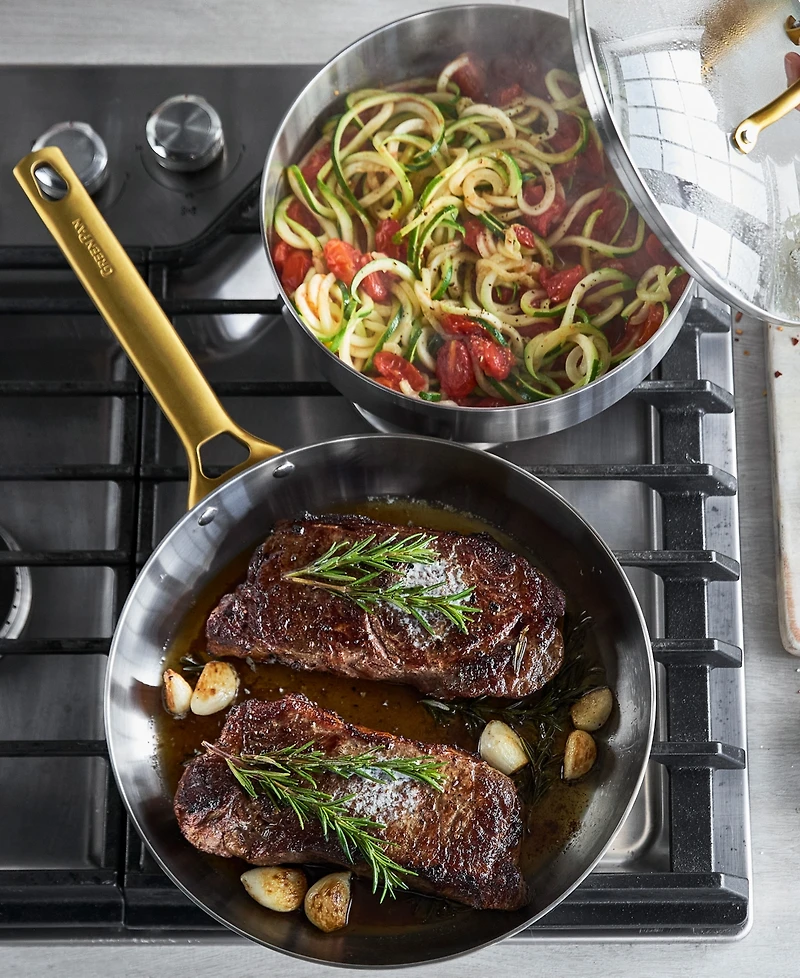 GreenPan Reserve Stainless Steel 10-Piece Cookware Set