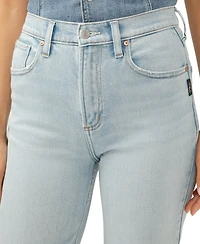 Silver Jeans Co. Women's Highly Desirable High Rise Straight Leg