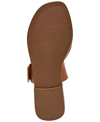 Dv Dolce Vita Women's Joolz Buckle Slip-On Flat Sandals