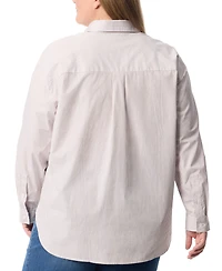 Gloria Vanderbilt Plus Amanda Popover Blouse