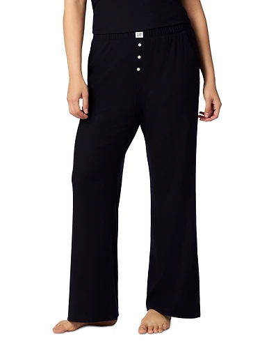 Gap Women's Ribbed Mid-Rise Lounge Pajama Pants