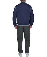 Champion Men's Varsity Stripe Bomber Jacket