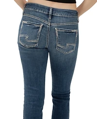 Silver Jeans Co. Women's Britt Low Rise Curvy Fit Capri