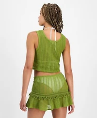 Miken Juniors Crochet Cover Up Tank Crochet Cover Up Skirt Exclusively At Macys