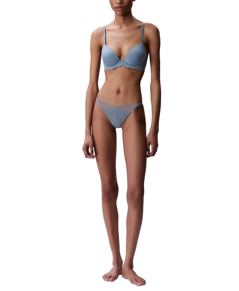 Calvin Klein Women's Sensual Stretch Lace Lift Demi Bra QF8122