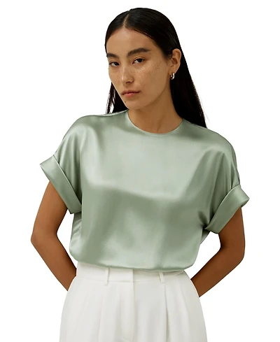 Lilysilk Women's Contemporary Oversized Silk Top