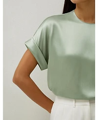 Lilysilk Women's Contemporary Oversized Silk Top