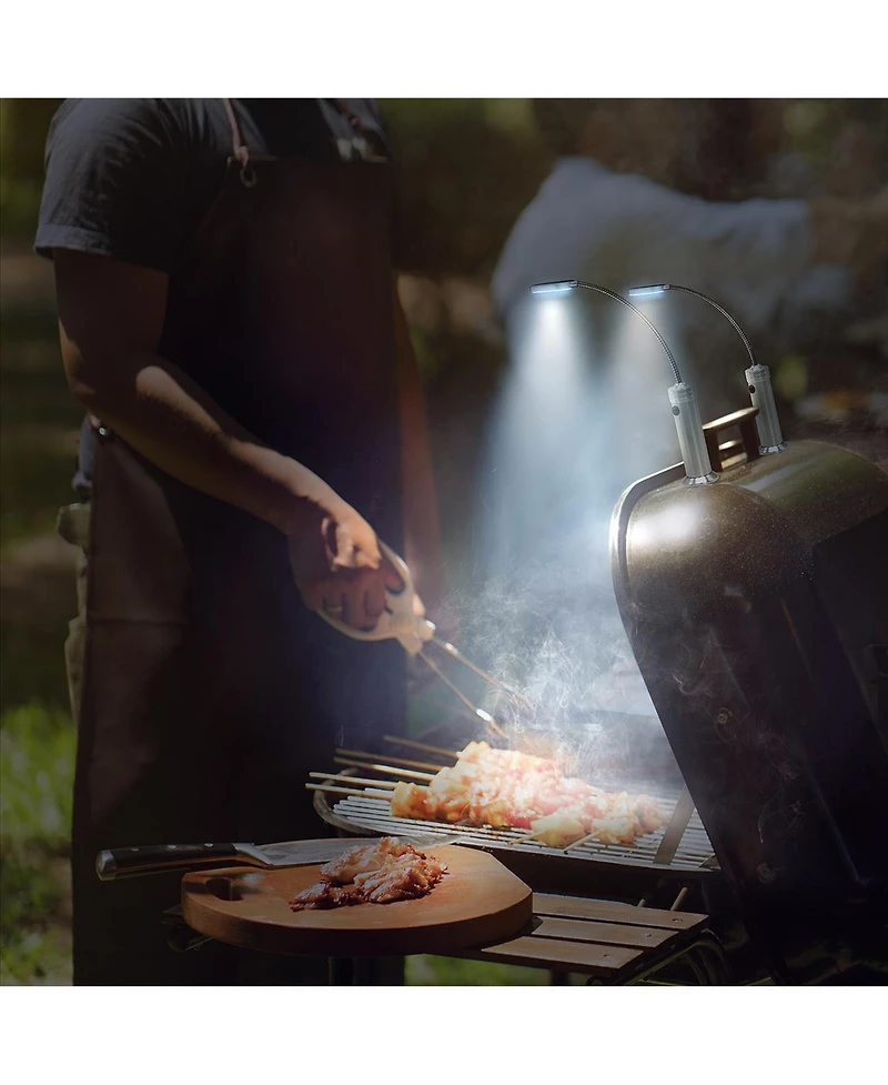 Sorbus Led Magnetic Base light with Gooseneck & Weather Resistant 2 Pack