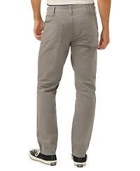 Silver Jeans Co. Men's Eddie Classic Athletic Fit Tapered Leg Essential Twill Pants