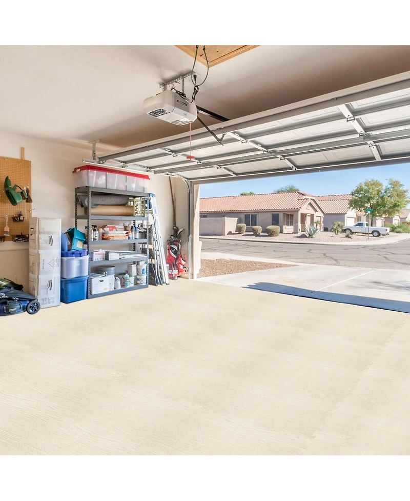 Sorbus Thick 3/8-inch Wood Grain Floor Foam Tile Mats (12 Tiles, 48 Sq ft)