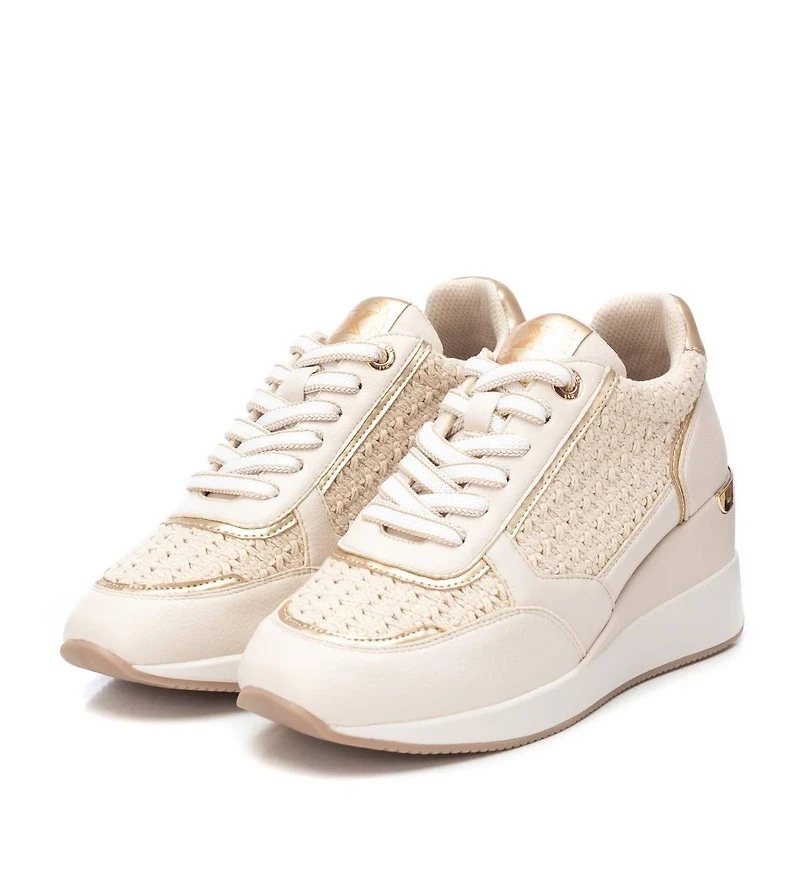 Women's Wedge Braided Sneakers By Xti