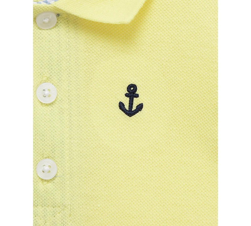Little Me Baby Boys 2-Pc. Cotton Anchor Polo Shirt & Shorts Set