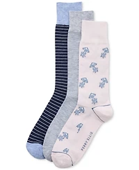 Perry Ellis Portfolio Men's 3-Pk. Novelty Crew Socks