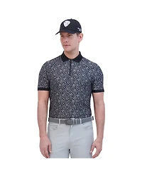 Ben Sherman Men's Mono Dots Tech Jersey Sports Fit Polo Shirt