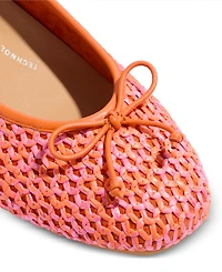 FitFlop Women's Delicato Bow Woven Ballet Flats