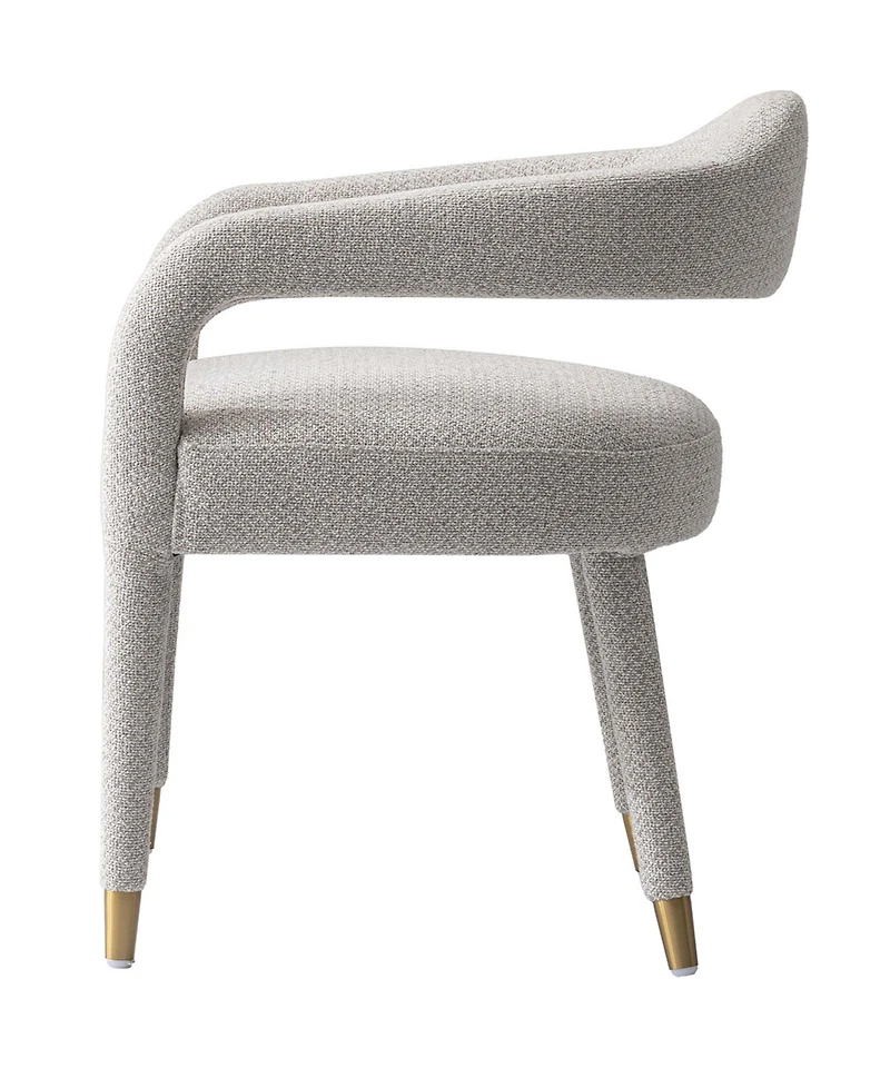 Manhattan Comfort Aspen 23.2" Modern Tweed Upholstered Dining Armchair