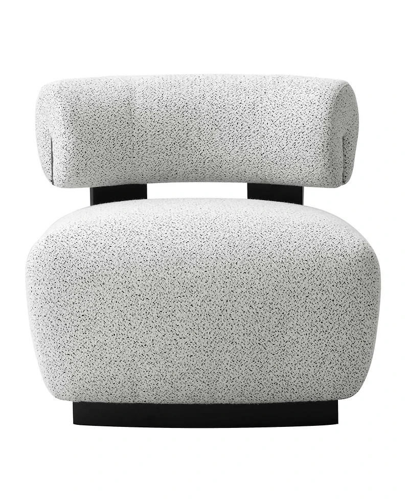 Manhattan Comfort Bartow Modern Woven Fabric Upholstered Accent Chair