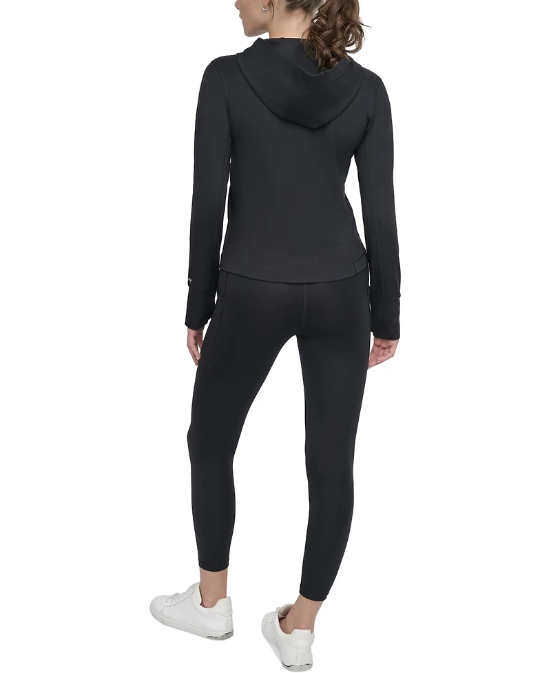 Dkny Sport Women's Balance Compression Zip Hoodie