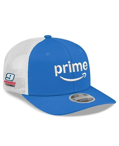 New Era Men's Blue/White Chase Elliott Amazon Prime 9SEVENTY Adjustable Hat