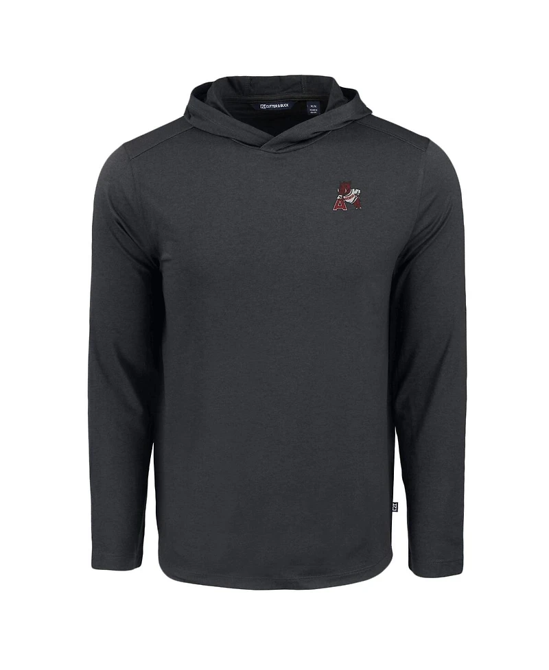 Cutter & Buck Men's Black Arkansas Razorbacks Coastline Epic Comfort Eco Long Sleeve Hoodie T-Shirt