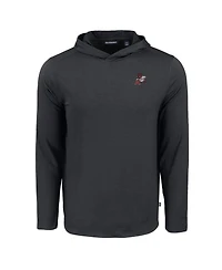 Cutter & Buck Men's Black Arkansas Razorbacks Coastline Epic Comfort Eco Long Sleeve Hoodie T-Shirt