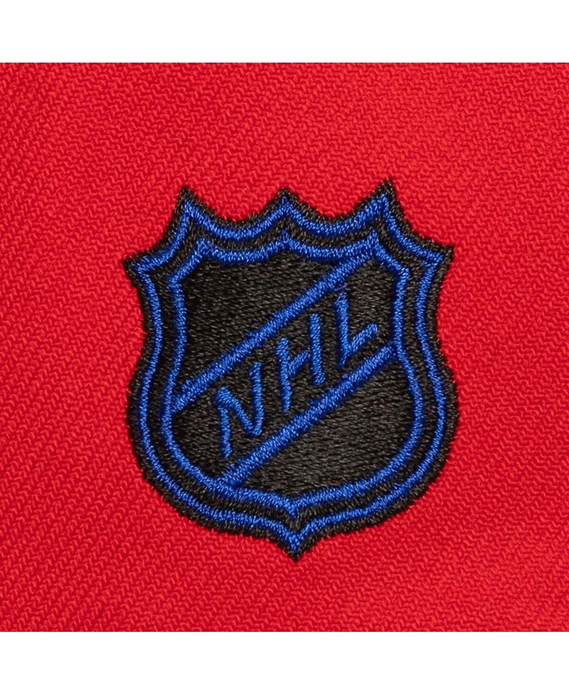 Mitchell & Ness Men's Red New York Rangers Soul Triple Up Snapback Hat