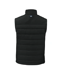 Cutter & Buck Men's Black Las Vegas Raiders Throwback Evoke Hybrid Eco Softshell Full-Zip Vest