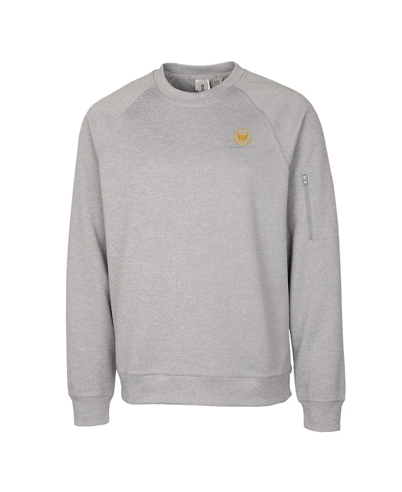 Cutter & Buck Men's Heather Gray Presidents Cup Lift Performance Crewneck Pullover Sweatshirt
