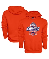 Blue 84 Men's Orange Clemson Tigers 2024 Acc Football Conference Champions Locker Room Pullover Hoodie