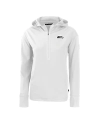 Cutter & Buck Women's White Seattle Seahawks Daybreak Eco Half-Zip Hoodie