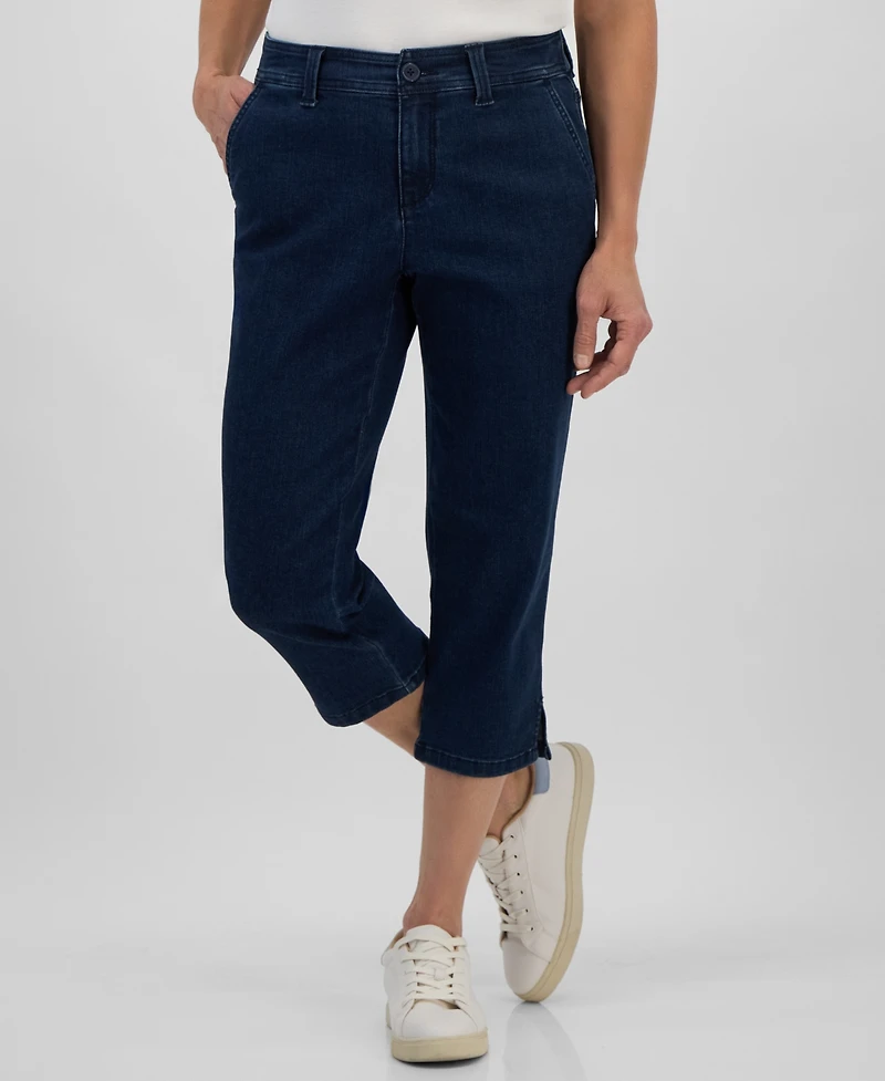 Style & Co Women's Mid-Rise Comfort Waist Capri Pants, Regular Petite, Exclusively at Macy's