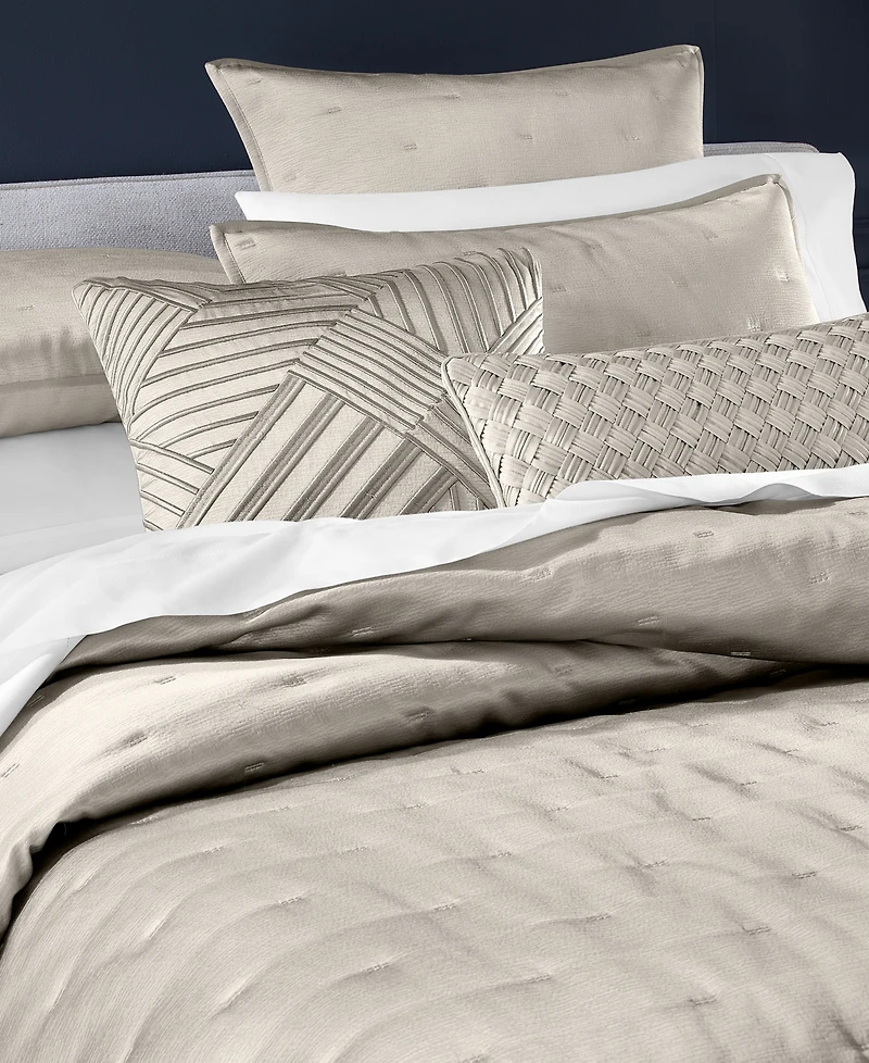 Hotel Collection Glint Quilted 2-Pc. European Sham Set, Exclusively at Macy's