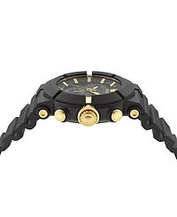 Versace Men's Swiss Chronograph Real Active Tpu Strap Watch 45mm