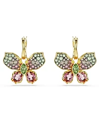 Swarovski Idyllia Mixed Metal Finish Butterfly Drop Earrings