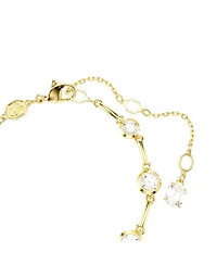 Swarovski Imber Mixed Round Cuts White Gold-Tone Plated Tennis Bracelet