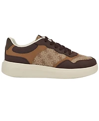 Guess Men's Carmino Lifted Lace Up Fashion Sneakers