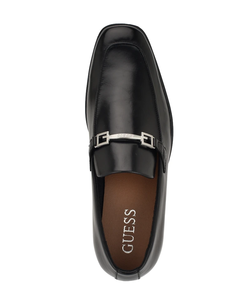 Guess Men's Hacket Square Toe Slip On Dress Loafers
