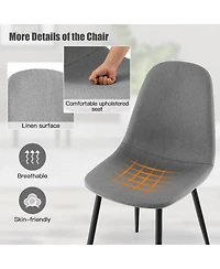 Dining Chairs Set of 4 for Stylish and Comfortable Seating in Dining Rooms or Kitchens