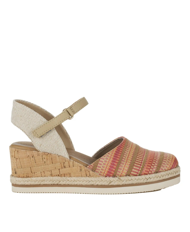 Baretraps Women's Alycia Closed Toe Wedge Sandals