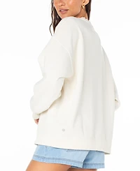 Roxy Juniors' Lineup Graphic Crewneck Sweatshirt